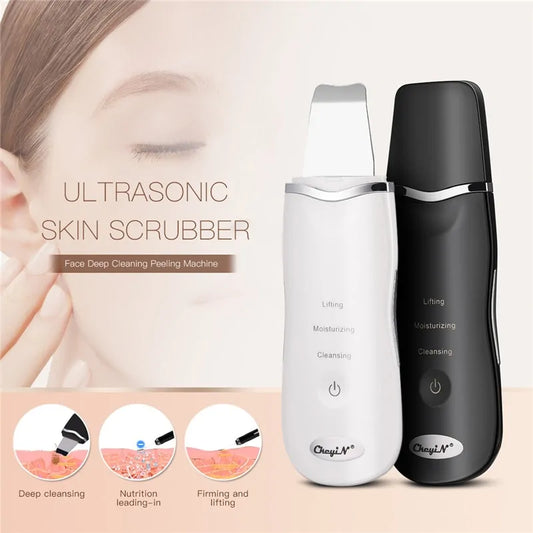 Ultrasonic Skin Scrubber + Nano Steamer for Rejuvenation